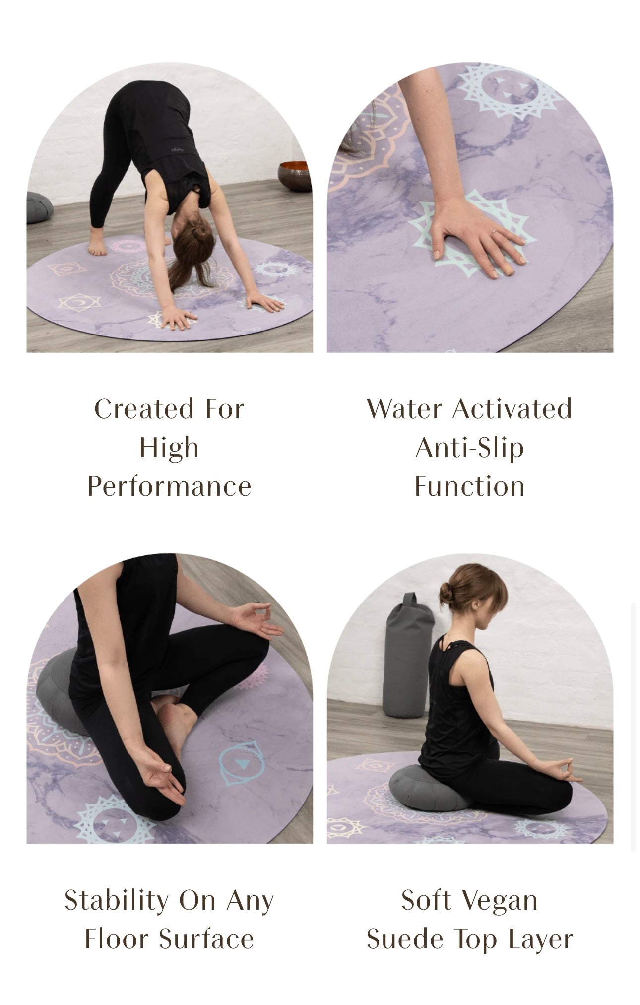 Round Chakra Yoga Mat