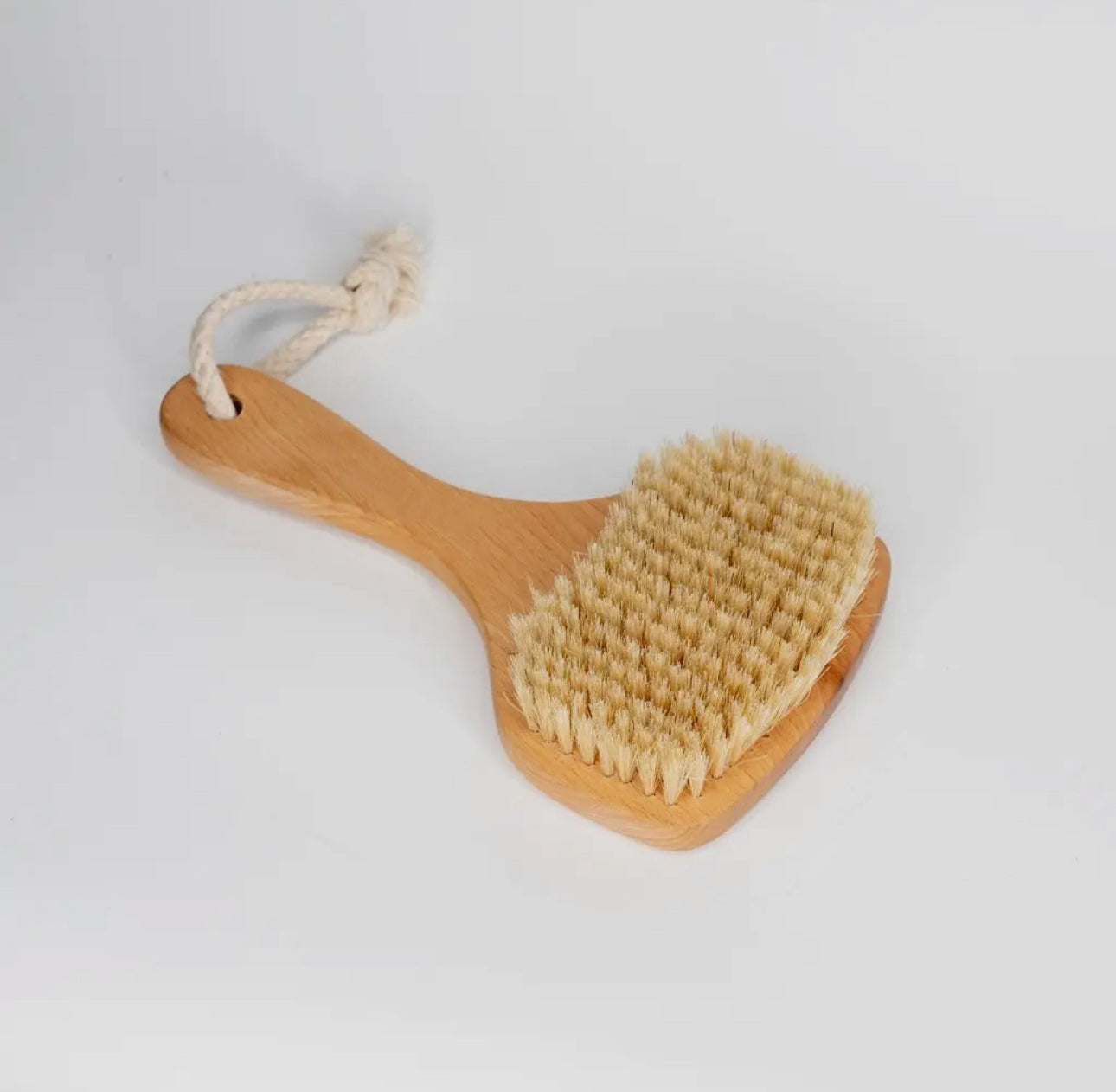 Dry Body Brush (Fan Shaped) - Boar Bristles