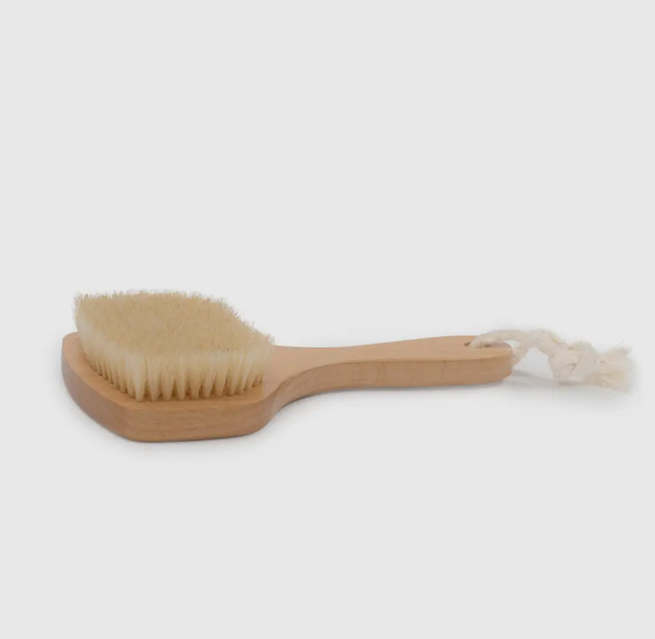 Dry Body Brush (Fan Shaped) - Boar Bristles